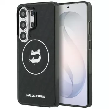 Karl Lagerfeld IML Repeated Choupette MagSafe-etui til Samsung Galaxy S26 Ultra, sort