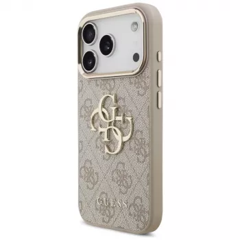 GUESS 4G Big Classic Logo-cover til Apple iPhone 17 Pro / 18 Pro - Roséguld