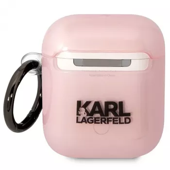 Karl Lagerfeld Ikonik Choupette AirPods 1/2-cover Pink