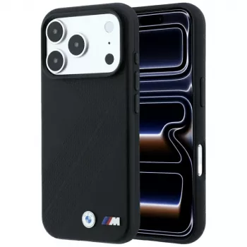 BMW M Tire Track Metal-logo MagSafe-cover til iPhone 18 Pro Max / 17 Pro Max - sort