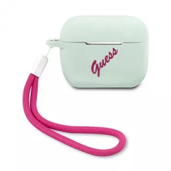 GUESS Vintage silikonecover til AirPods Pro - blå Fuchsia