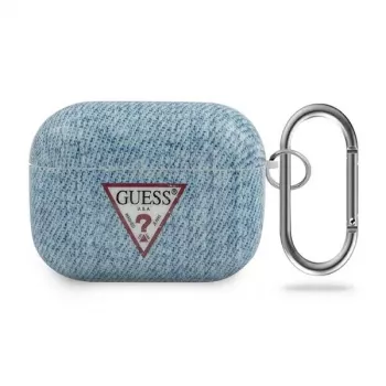 GUESS Jeans Collection Light Blue AirPods Pro Case with Carabiner