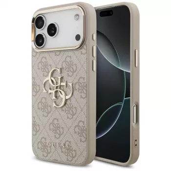 GUESS 4G Big 4G Classic Logo cover til iPhone 17 Pro Max / 18 Pro Max - roséguld