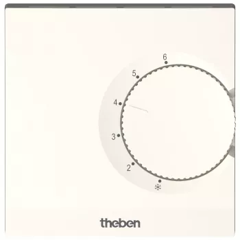 THEBEN THE RAMSES 701 S elektronisk overflademonteret rumtermostat, 2-punkts temperaturregulering