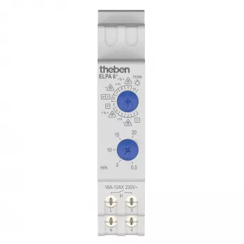 THEBEN TLZ 0.5-20 min trappeopgangstidskontakt ELPA6plus 3600W 3-/4-leder til LED-optimeret