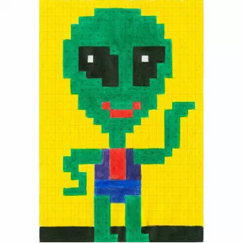 FABER-CASTELL Pixel-it malebog med 32 motiver (201572)