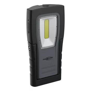 ANSMANN WL400R genopladelig LED-værkstedlampe, 400 lm, COB-LED, 6500K, IP54, magnetfod, USB-C