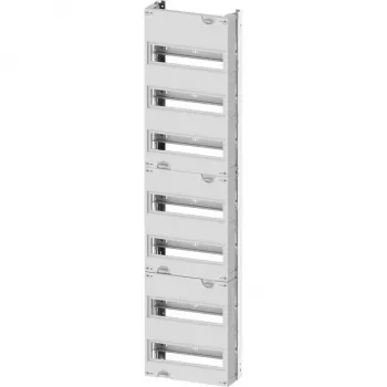 EATON ZSD-V17 fordelerfelt, 7-rækket, 84 moduler, galvaniseret stål, H1050mm
