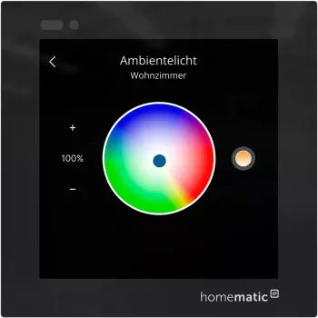 Homematic IP glasdisplay - plus (HmIP-WGD-PL) smart-home touch-betjeningsdisplay