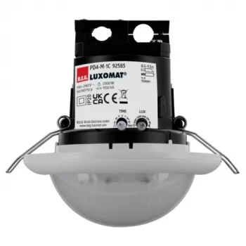BEG LUXOMAT PD4-M-1C-DE loftsbündig PIR-tilstedeværelsesmelder, 230 V, 2300 W, hvid
