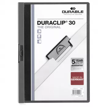 DURABLE DURACLIP 30 A4 klemhæfter blå