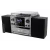 Soundmaster MCD5600SW stereo-musikcenter med DAB+ radio, CD-afspiller, pladespiller, dobbelt kassettebåndoptager, Bluetooth, USB-optagelse - sort