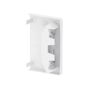 OBO BETTERMANN GKE endestykke 70x110mm PVC ren hvid RAL9010