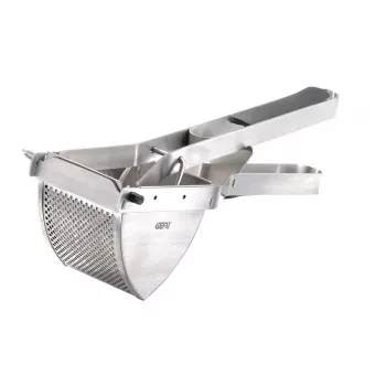 GEFU kartoffelpresser PANTARA i rustfrit stål med ergonomisk greb, sølv/sort