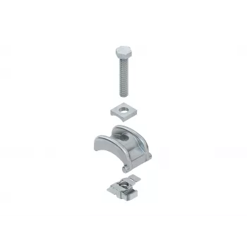 NIEDAX SPPGM30F profil-klemklo af varmforzinket stål, flange 3-30 mm, M8-gevind