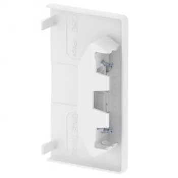 OBO BETTERMANN GK-E70130RW endestykke 70x130mm PVC ren hvid RAL9010 6274570
