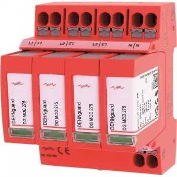 DEHN DG MP TNS 275 type 2 overspændingsbeskyttelse 4-polet 275V AC 20kA