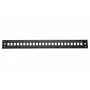 EQUIP 19 inch patchpanel 24x LC-duplex SC-simplex, stål, sort - 1U rackmodul