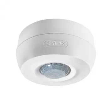 ESYLUX ESY MD 360/8 BASIC IP54 loftbevægelsesmelder, 360° PIR, 8m rækkevidde, hvid