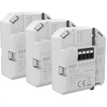 Homematic IP Flush-Mounted Switch Actuator 6 A (3-Pack)