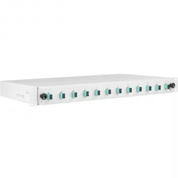 EFB Elektronik splejseboks LC 50/125µ OM3 udtrækkelig 24 pigtails 12 koblinger