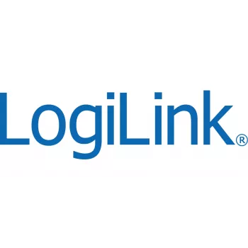 LogiLink 19 inch PDU 8x CEE 7/3 stikdåse med overspændingsbeskyttelse, 1U rackmontage, 16A, 2m kabel, sort