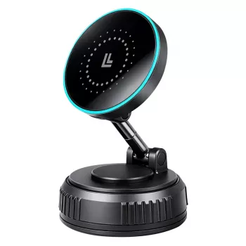 LogiLink trådløs billader, vakuum-magnet, 360° foldbar, 25W