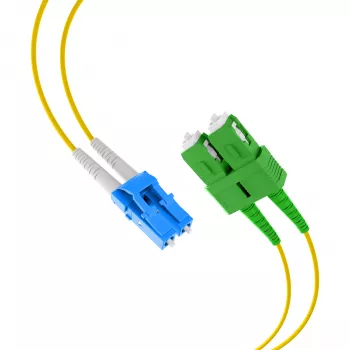 EFB Elektronik duplex-jumper LC-SC/APC 9/125µm OS2 LSZH gul 2,0mm 40m