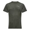 Salewa Puez Melange Dry kortærmet T-shirt - Dark Olive Melange - XL