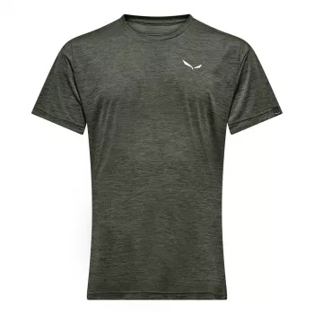 Salewa Puez Melange Dry kortærmet T-shirt - Dark Olive Melange - XL