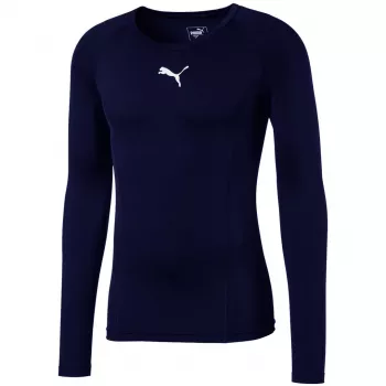 Puma LIGA Baselayer LS herre-T-shirt Navy Blue 655920 20 S