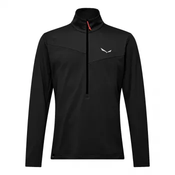 Salewa Puez Cammino Polarlite half-zip fleece herre Black Out L