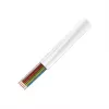 LogiLink CM06W fladt telefonkabel, 6-leder CCA, 6x 0,12 mm, hvid, 100 m ring