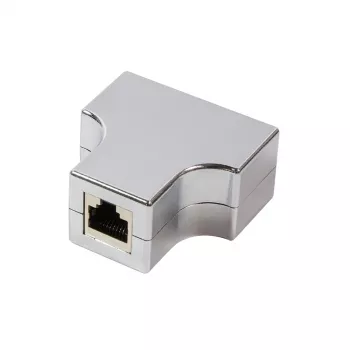 LogiLink T-adapter netværkssplitter RJ45 Cat5e 100 Mbps sort MP0037
