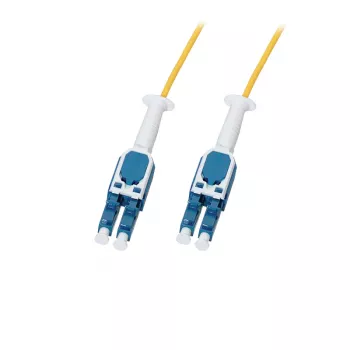 LogiLink Uniboot push-pull fiberoptisk patchkabel LC-LC OS2, 5,0 m