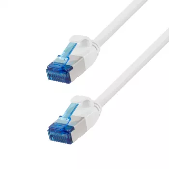 LogiLink Cat.6A Slim S/FTP LSZH-patchkabel, hvid, 5 m, SlimLine