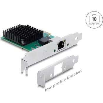 DELOCK PCI Express x1-netværkskort 10 Gigabit LAN 1 x RJ45 RTL8127