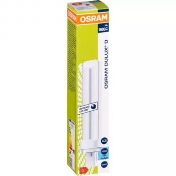 Osram DULUX D 26W/865 G24d-3 kompaktlysstofrør, dagslys hvid, 1800 lm, 2-polet