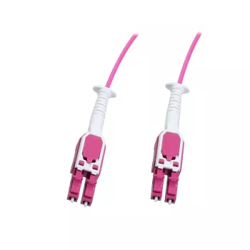 LOGILINK Uniboot Push-Pull fiberoptisk patchkabel LC-LC OM4, 0,5 m