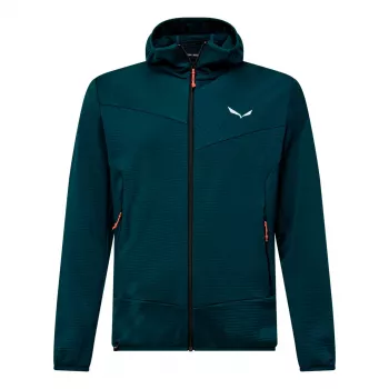 Salewa Puez Altavia Polarlite Hooded Fleece Jacket Herre Pond Blue