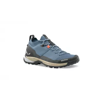 Salewa Puez 2 Knit PTX Low-Cut Vandrestøvle Herre Java Blue/sort EU 40.5