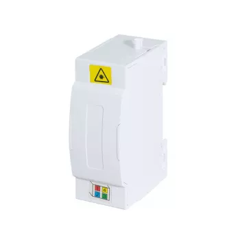 LogiLink FTTH-afslutningsboks til DIN-skinne montering, 4 porte, hvid