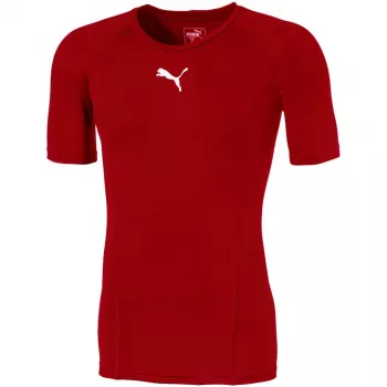 Puma LIGA Baselayer kortermet herre-T-shirt rød 655918 01 XL