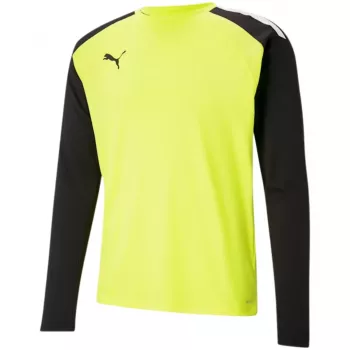 Puma teamPACER GK LS herre målmandstræningsjakke gul-sort L