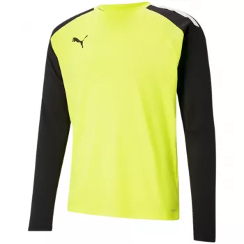 Puma teamPACER GK LS herre målmandstræningstrøje gul-sort 704933 størrelse M