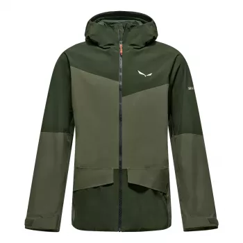 Salewa herre Puez GTX 2L hardshell-jakke mørkeoliven størrelse L