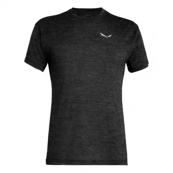 Salewa Puez Melange Dry kortærmet T-shirt herre Black Out Melange størrelse M