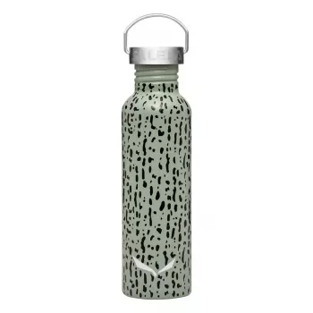 Salewa Aurino Bottle 0.75L Shadow Spotted - Lightweight Aluminum with SIGG EcoCare Liner, Leak-Proof