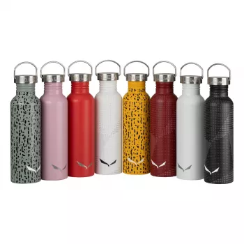 Salewa Aurino Bottle 0.75L Shadow Spotted - Lightweight Aluminum with SIGG EcoCare Liner, Leak-Proof