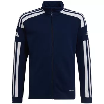 adidas Squadra 21 trænings-sweatshirt med gennemgående lynlås marineblå ungdom 152cm